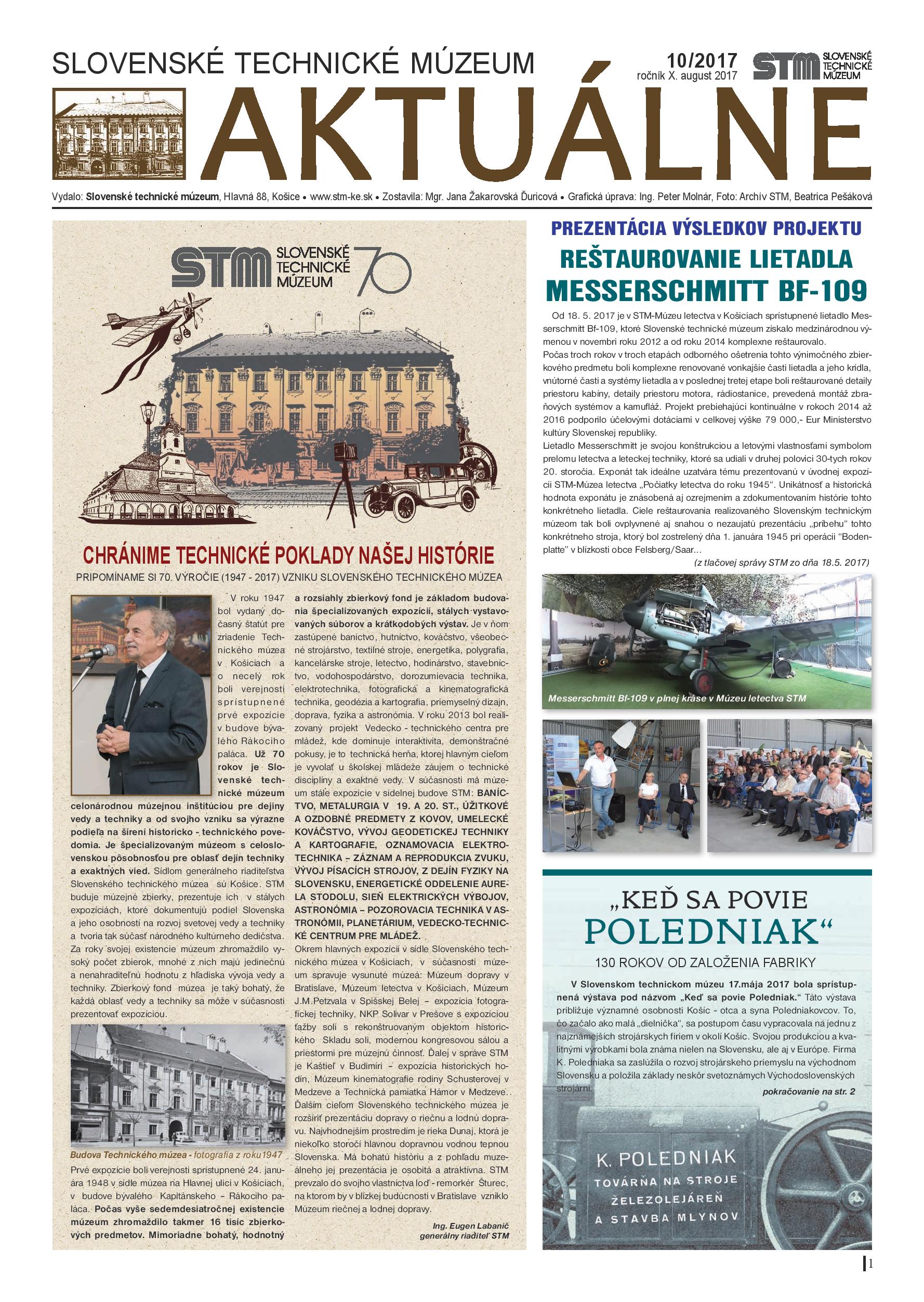 STM Aktuálne č. 10/2017