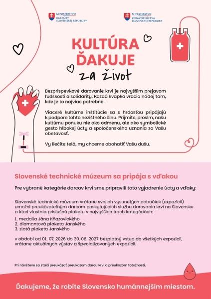 KULTÚRA ĎAKUJE ZA ŽIVOT