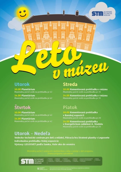 LETO V MÚZEU - SÍDELNÁ BUDOVA STM