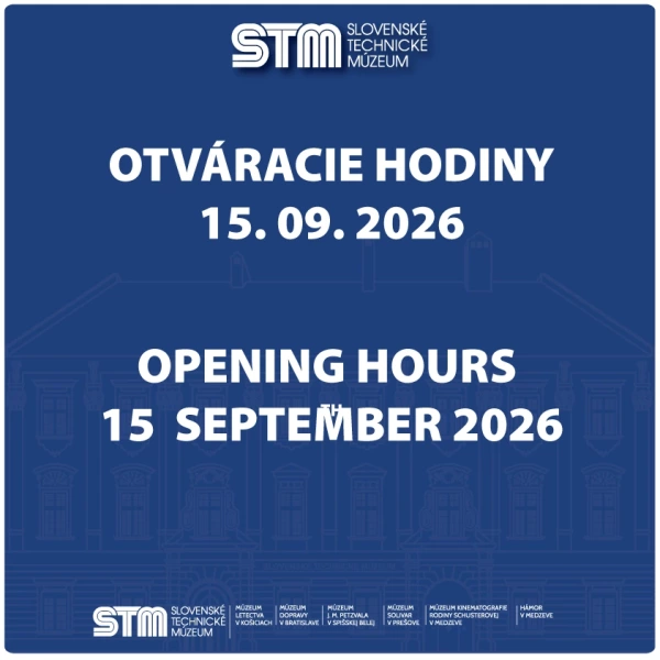 Otváracie hodiny 15. SEPTEMBRA 2026