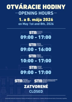OTVÁRACIE HODINY 1. a 8. 5. 2026