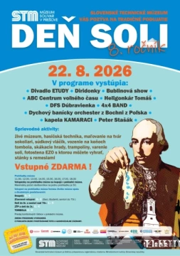 Deň Soli v STM-Múzeu Solivar v Prešove 2026