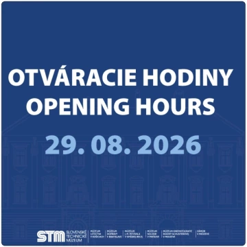 OTVÁRACIE HODINY 29. 08. 2026