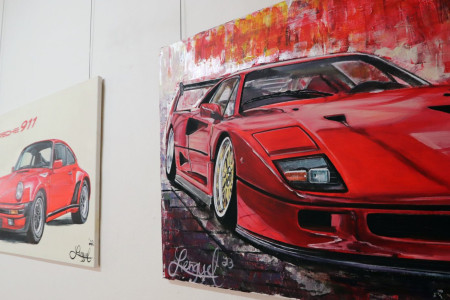 Legendary cars painted with a brush stroke - foto 3