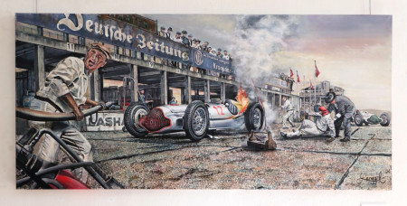 Legendary cars painted with a brush stroke - foto 2