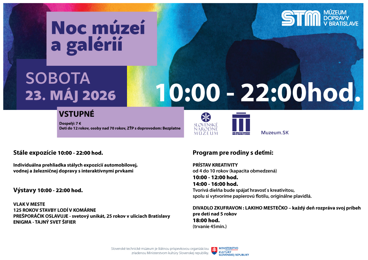 program_noc muzei v muzeu dopravy v bratislave