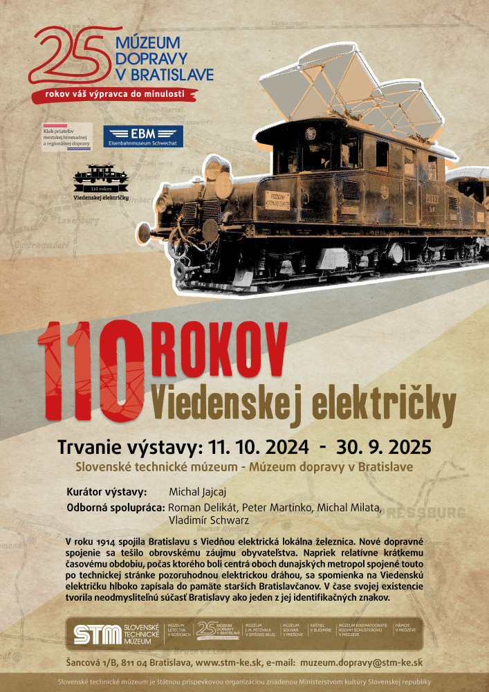 plagát k výstave viedenská električka